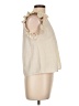 by the River 100% Polyester Ivory Sleeveless Blouse Size L - photo 4