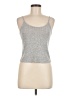 Unbranded 100% Polyester Silver Tank Top Size M - photo 1