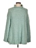 Moth Tweed Green Turtleneck Sweater Size L (petite) - photo 1