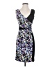 Lily Print Purple Cocktail Dress Size S - photo 1