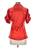 Zara Basic Solid Red 3/4 Sleeve Button-Down Shirt Size M - photo 2