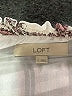 Ann Taylor LOFT 100% Polyester Silver 3/4 Sleeve Blouse Size L - photo 7