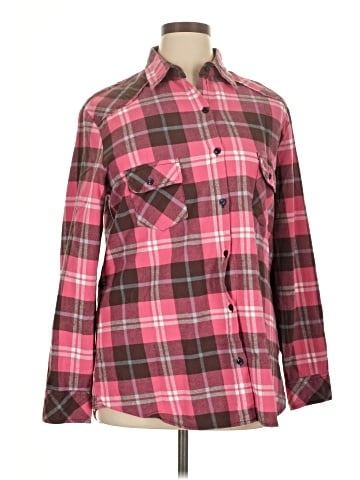 Matchstick Long Sleeve Button-Down Shirt (view 1)
