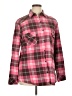 Matchstick Plaid Pink Long Sleeve Button-Down Shirt Size XL - photo 1