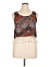 Deb Brown Sleeveless Blouse Size XL - photo 1