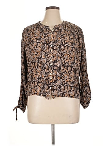Faherty 3/4 Sleeve Blouse (view 1)