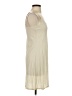 Unbranded Solid Ivory Casual Dress Size S - photo 4