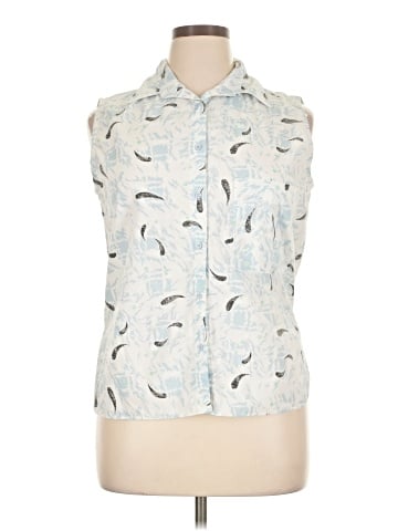Diane von Furstenberg Sleeveless Button-Down Shirt (view 1)