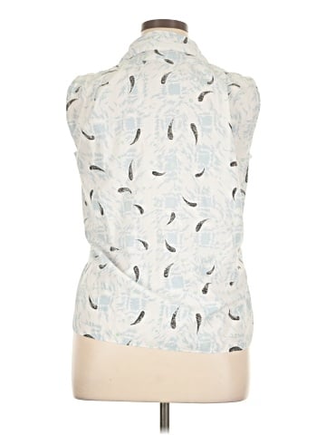 Diane von Furstenberg Sleeveless Button-Down Shirt (view 2)