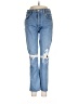 AGOLDE Hearts Blue Jeans Size 28 waist - photo 1