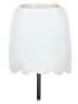 Topshop Solid White Casual Skirt Size 6 - photo 2