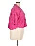 Zara Pink 3/4 Sleeve Button-Down Shirt Size XL - photo 4