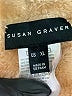 Susan Graver 100% Polyester Argyle Brown Coat Size XL - photo 6