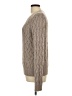 Ann Taylor LOFT Chevron-herringbone Tan Pullover Sweater Size L - photo 5