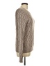 Ann Taylor LOFT Chevron-herringbone Tan Pullover Sweater Size L - photo 4