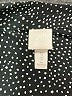 H&M 100% Polyester Polka Dots Black Long Sleeve Blouse Size 12 - photo 7