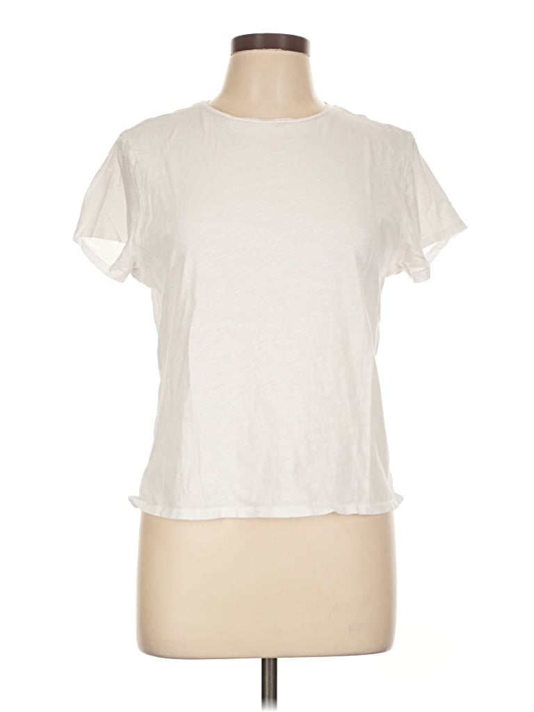 Pre-owned Aerie Short Sleeve T-shirt In Ivory