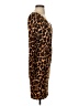 Jennifer Lopez Animal Print Brown Casual Dress Size S - photo 4