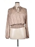 Tamara H. Tan Long Sleeve Blouse Size XL - photo 1