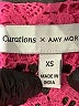 Curations 100% Polyester Pink 3/4 Sleeve Blouse Size XS - photo 7