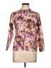 Assorted Brands Floral Purple Long Sleeve Blouse Size L (estimated) - photo 1