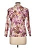 Assorted Brands Floral Purple Long Sleeve Blouse Size L (estimated) - photo 2