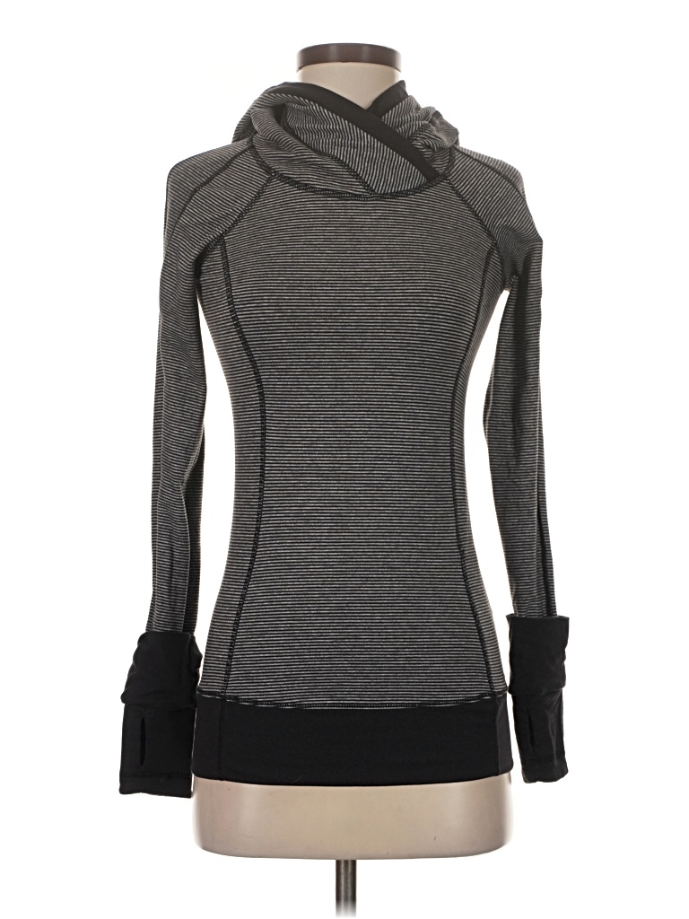 Pre-owned Lululemon Athletica Turtleneck Sweater In Gray