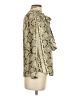 J.Crew 100% Polyester Animal Print Ivory Long Sleeve Blouse Size 00 - photo 4