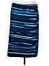 Grace Elements Stripes Blue Casual Skirt Size L - photo 1