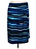 Grace Elements Stripes Blue Casual Skirt Size L - photo 2
