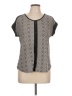 Diana Belle Gray Short Sleeve Top Size L - photo 1