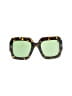Gucci Green Brown Sunglasses One size - photo 2
