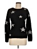 INC International Concepts Stars Black Pullover Sweater Size M - photo 1