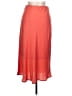 A New Day 100% Polyester Solid Orange Casual Skirt Size L - photo 1