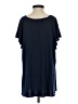 Perseption Blue Short Sleeve Blouse Size XS (estimated) - photo 2
