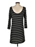 Amour Vert Stripes Black Casual Dress Size XS - photo 2