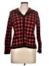 Pendleton Houndstooth Red Cardigan Size L - photo 1