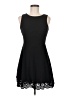 Peach Royal Solid Black Cocktail Dress Size M - photo 1