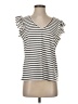 Shein Ivory Short Sleeve Top Size 4 - photo 1