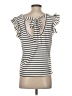 Shein Ivory Short Sleeve Top Size 4 - photo 2