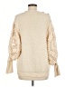 Stella Pardo Ivory Wool Pullover Sweater Size M - photo 2