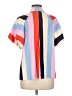Unbranded 100% Polyester Color Block Tan Short Sleeve Blouse Size S - photo 2