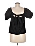 Unbranded 100% Cotton Black Short Sleeve Top Size M (estimated) - photo 2