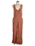 The Odells Solid Brown Tan Jumpsuit Size L - photo 1