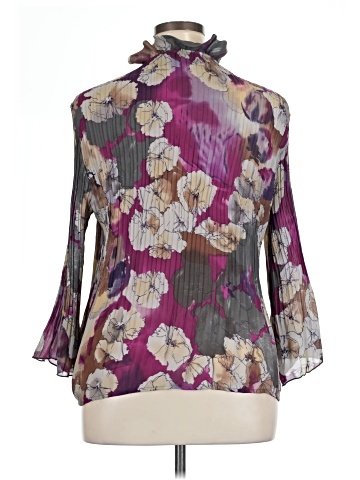 Signature by Larry Levine 3/4 Sleeve Blouse (view 2)