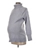 Gap - Maternity Gray Turtleneck Sweater Size S - photo 1