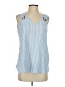 Shein 100% Polyester Blue Sleeveless Top Size 4 - photo 1