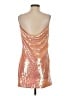 NBD 100% Polyester Metallic Orange Cocktail Dress Size S - photo 2
