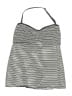 Anne Cole Houndstooth Silver Swimsuit Top Size L - photo 1