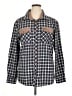 Assorted Brands Plaid Gray Long Sleeve Blouse Size XL - photo 1